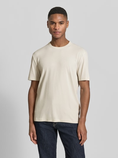 Tom Tailor Denim Regular Fit T-Shirt aus Baumwoll-Modal-Mix Offwhite 4