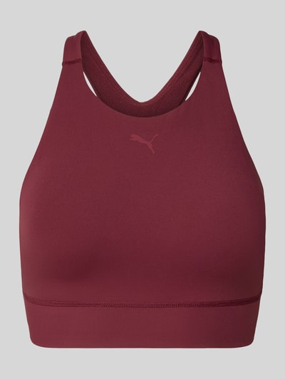 PUMA Tanktop mit Logo-Print und Racerback Bordeaux 2