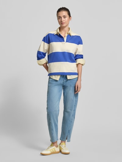 Buena Vista Barrel Fit Jeans mit Eingrifftaschen Hellblau 1