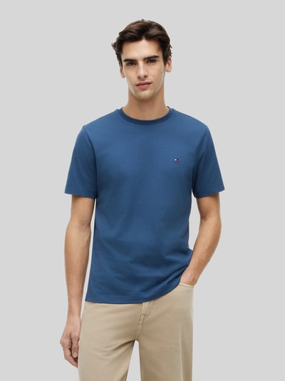 Tommy Hilfiger Regular Fit T-Shirt aus reiner Baumwolle Petrol 4