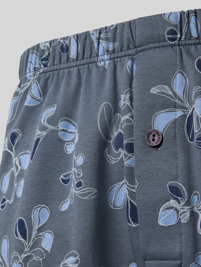 Hanro Bokserki z ozdobnym guzikiem Granatowy 2