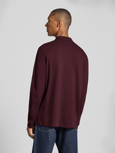 Lacoste Regular Fit Poloshirt aus reiner Baumwolle Bordeaux 5