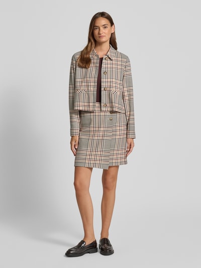 comma Blazer met knoopsluiting Beige - 1