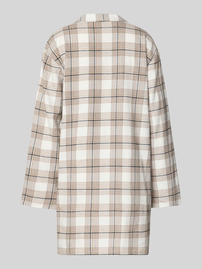 BOSS Comfort fit nachthemd van katoenmix, model 'HOLIDAY' Beige - 3