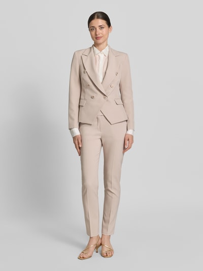 Rinascimento Stoffhose mit Bügelfalte Modell 'REWI' Taupe 1
