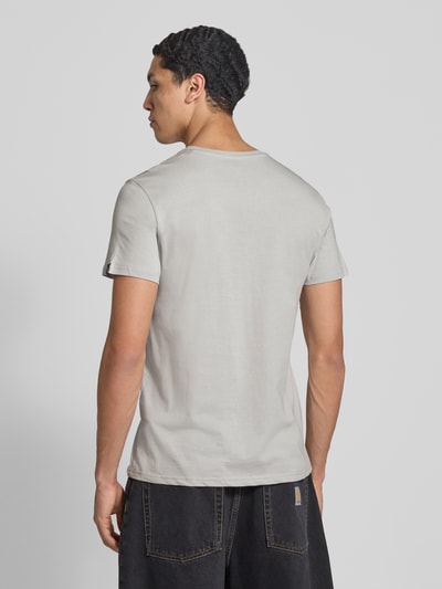 Alpha Industries T-Shirt mit Label-Print Hellgrau 5