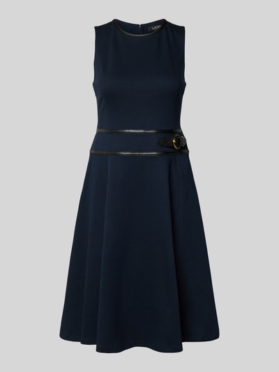 Lauren Ralph Lauren Taliowana sukienka biznesowa z mieszanki bawełny model 'TAZIO' Granatowy 2