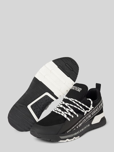 Versace Jeans Couture Sneakersy z detalami z logo model ‘FONDO DYNAMIC’ Czarny 3