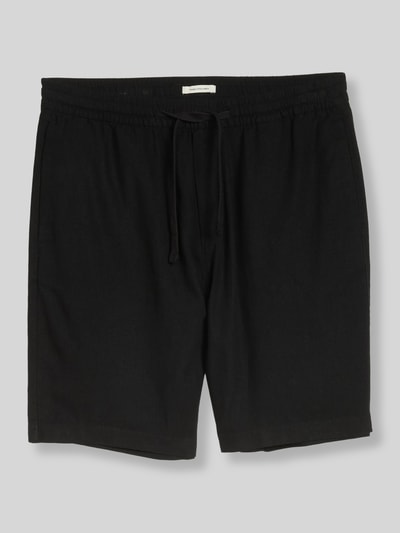 Tom Tailor Denim Regular Fit Bermudas aus Viskose-Leinen-Mix Black 2
