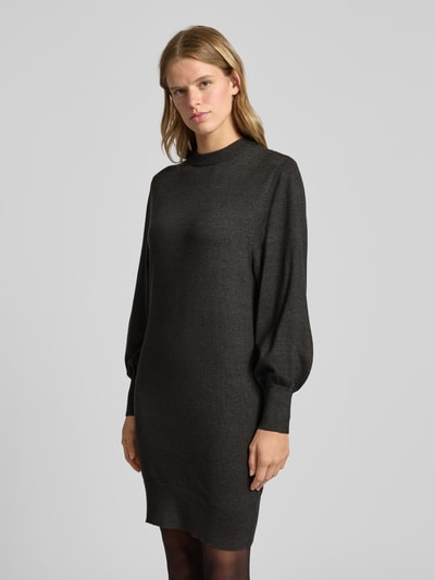 Only Figurumspielendes Strickkleid aus Viskose-Mix Modell 'LABELLE' Anthrazit Melange 4