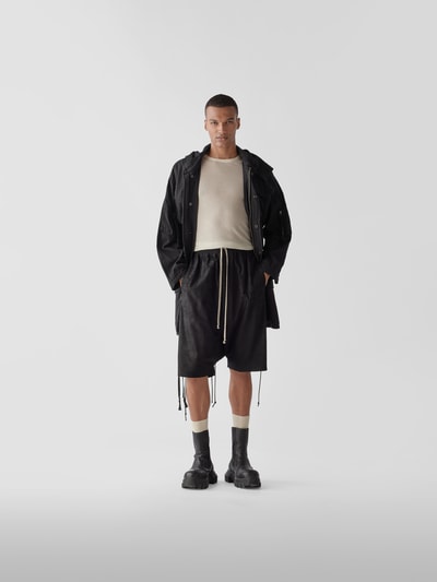 Greg Lauren Mantel mit Pattentaschen Schwarz 1