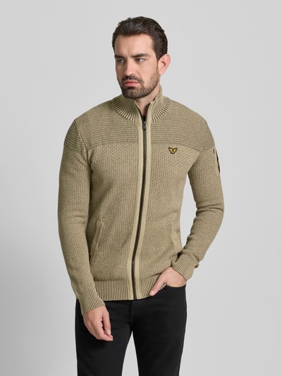 PME Legend Gebreid jack met ritssluiting Beige - 4