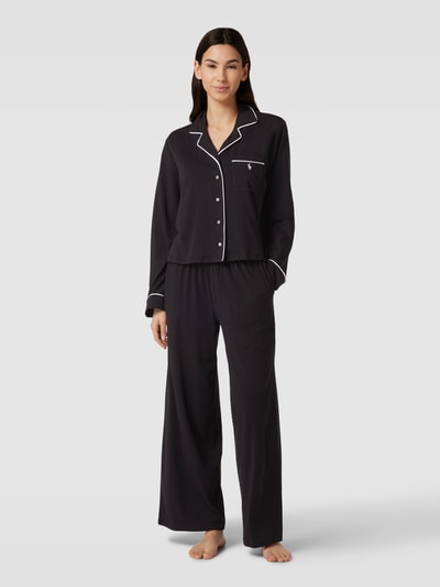 Polo Ralph Lauren Pyjama met labelstitching Zwart - 1