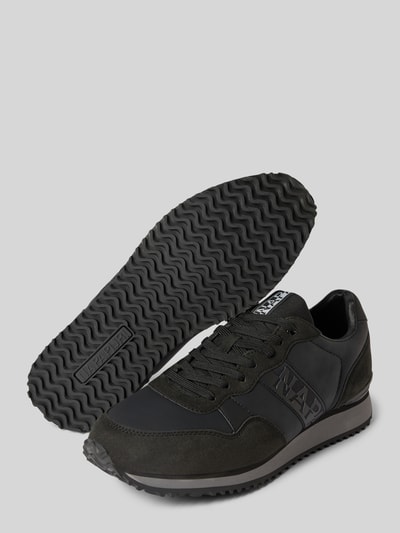 Napapijri Sneakers met vetersluiting Zwart - 4