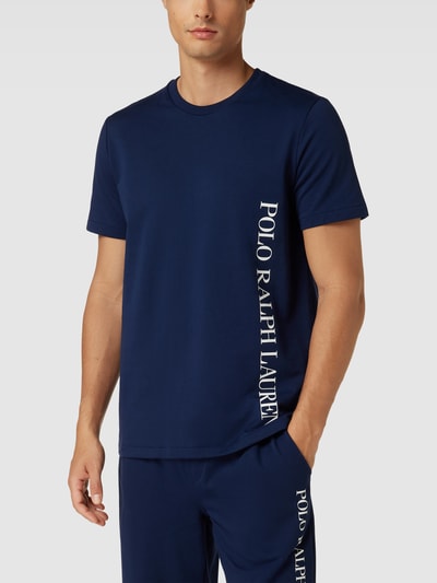 Polo Ralph Lauren Underwear T-shirt met labelprint, model 'LOOPBACK' Donkerblauw - 4