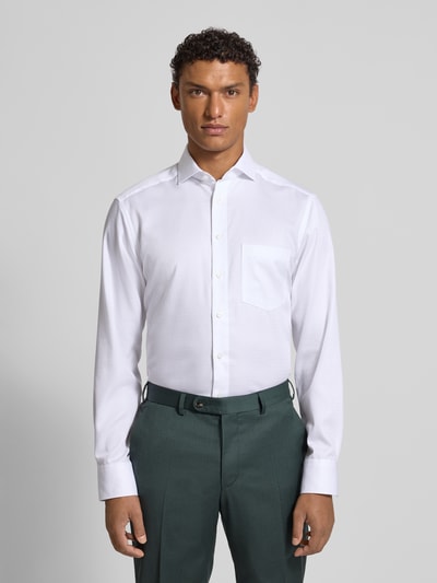 OLYMP Regular Fit Business-Hemd aus reiner Baumrolle Weiss 4