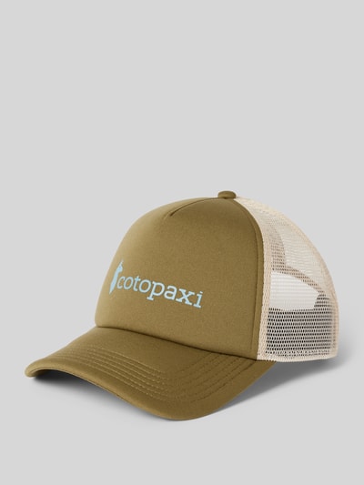 Cotopaxi Basecap mit Label-Print Oliv 1