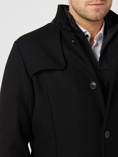 SELECTED HOMME Jacke mit Woll-Anteil Modell 'Simon' Black 3