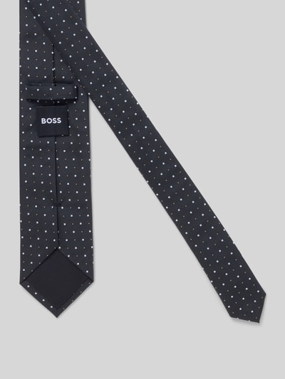 BOSS Stropdas van zijdemix Zwart - 2