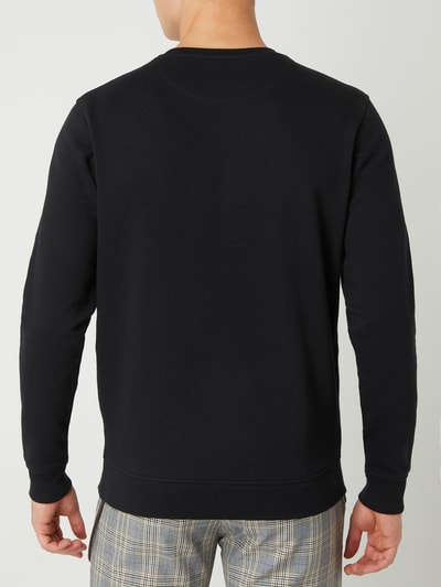 !Solid Sweatshirt van biologisch katoen en viscose  Zwart - 5