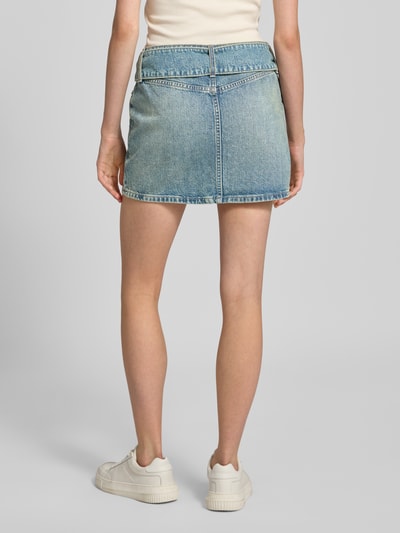 Hugo Blue Jeansrock mit Gürtel Modell 'Gamini' Jeansblau 5