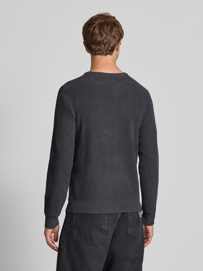 Blend Gebreide pullover met ronde hals, model 'DANTE' Antraciet - 5
