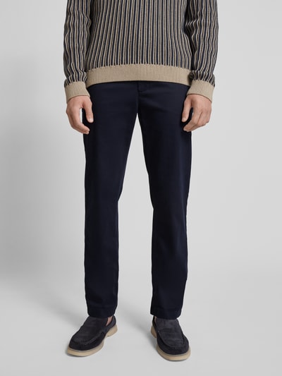 Tommy Hilfiger Chino met achterzakken, model 'DENTON' Marineblauw - 4