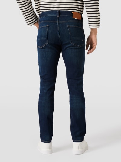 Tommy Hilfiger Pants Jeans mit Label-Patch aus Leder Modell 'Bleecker' Jeansblau 5