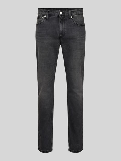 Calvin Klein Jeans Slim Tapered Fit Jeans im 5-Pocket-Design Black 2