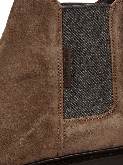 Marc O'Polo Chelsea Boots aus Veloursleder Taupe 2