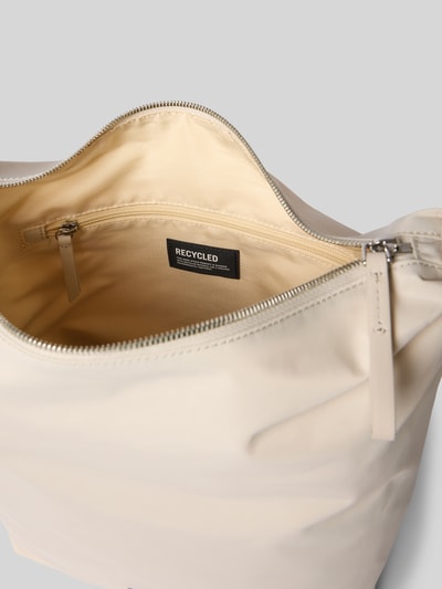 Produktfoto, Umhängetasche mit verstellbaren Schulterriemen von Marc O'Polo, Optik: Unifarben, Logo-Applikation, Hauptfach, Innenfach, beige, glatte Textur
