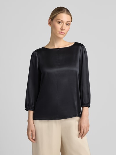 Marc Cain Blusenshirt aus Seide mit 3/4-Arm Black 4