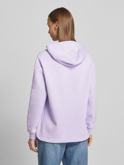 Smith and Soul Hoodie met labelstitching Lila - 5