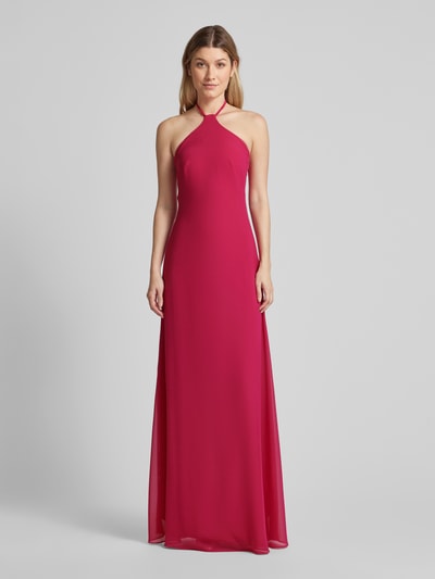 TROYDEN COLLECTION Abendkleid in unifarbenem Design Pink 4