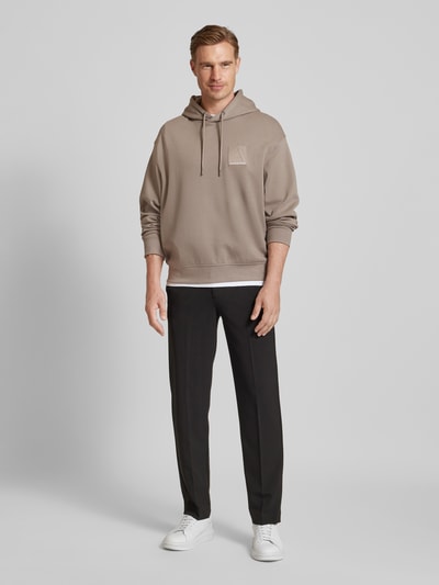 ARMANI EXCHANGE Hoodie met capuchon, model 'Pique' Beige - 1