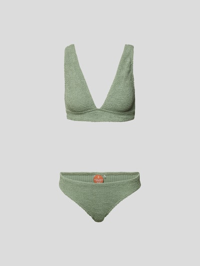 Sorbet Island Bikini mit Strukturmuster Mint 2