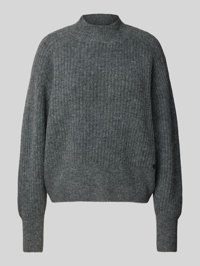 Pepe Jeans Gebreide pullover met turtleneck, model 'IRMA' Antraciet - 2