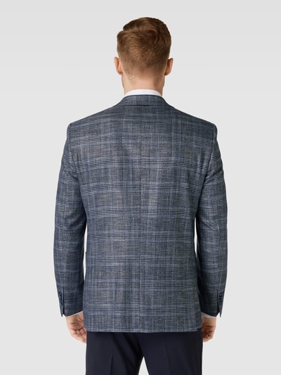 HECHTER PARIS Slim Fit Sakko mit Tartan-Karo Hellblau 5