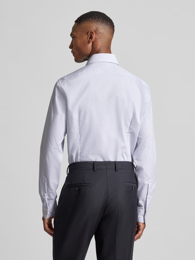 CK Calvin Klein Koszula biznesowa o kroju slim fit z kołnierzykiem typu kent Błękitny 5