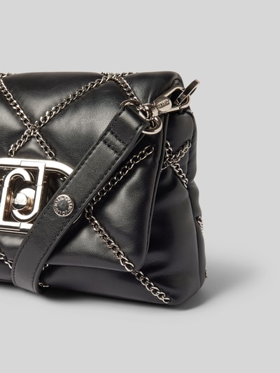 Liu Jo White Crossbody Bag mit Label-Detail Black 3