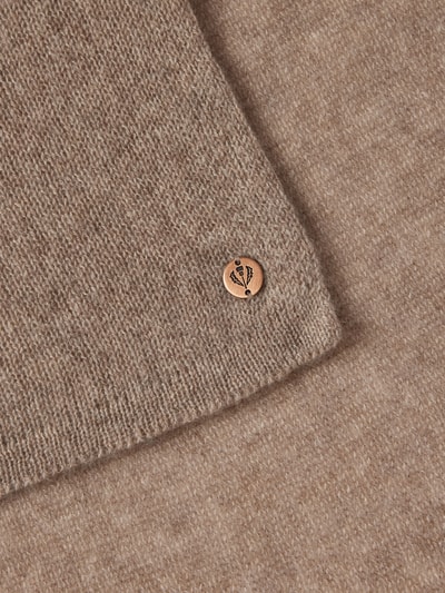 Fraas Sjaal van puur kasjmier met labeldetail Taupe - 2