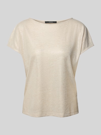 Someday T-shirt met kapmouwen, model 'Kevita' Zand - 2