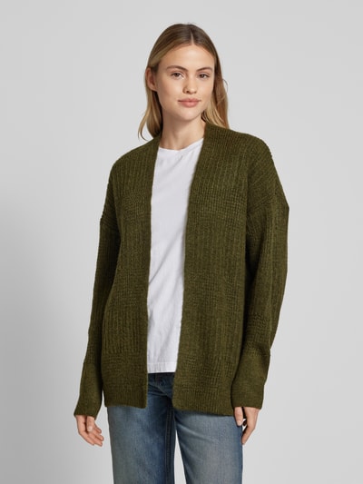 s.Oliver RED LABEL Oversize Cardigan mit flauschigem Strickmuster Khaki 4