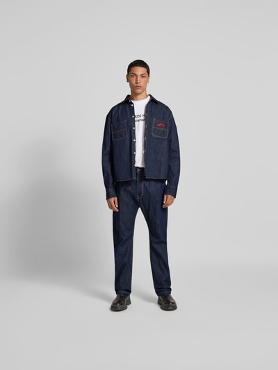 Dsquared2 Jeanshemd mit Knopfleiste Dunkelblau 1