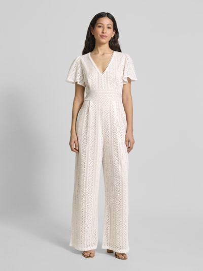 Apricot Jumpsuit met V-hals Offwhite - 4