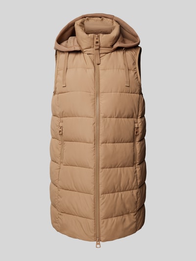 Christian Berg Woman Selection Bodywarmer met capuchon Lichtbruin - 2