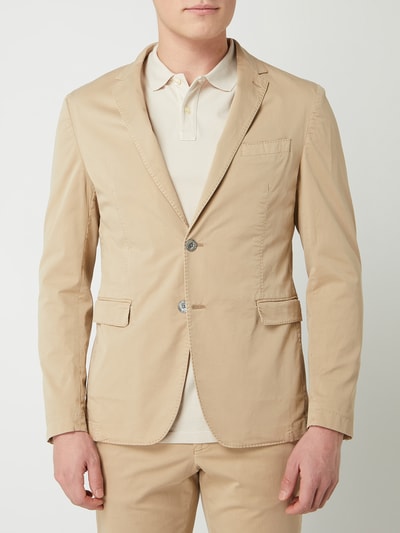 BOSS Slim Fit Anzug mit Stretch-Anteil Modell 'Henry2/Barlow1" Beige 4