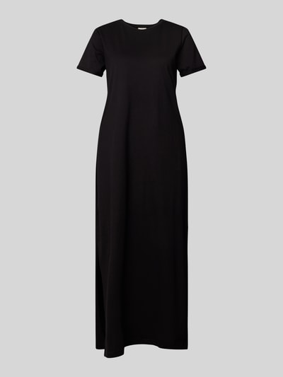 Kaffe Sukienka midi w jednolitym kolorze model ‘celina’ Czarny 2