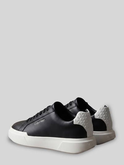 CK Calvin Klein Sneaker aus echtem Rindsleder Modell 'CHUNKY CUPS' Black 2