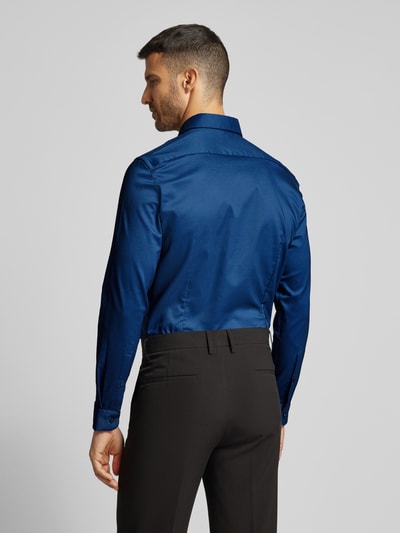 Jake*s Slim Fit Business-Hemd mit Knopfleiste Royal 5